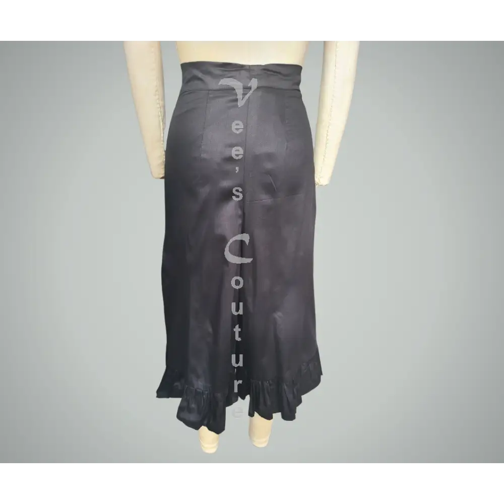 Cascading Ruffles - Midi Wrap Pant